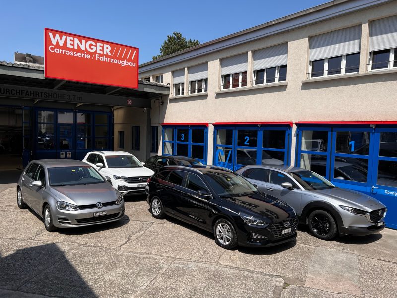 Fahrzeug gepflegt von Wenger Carrosserie Fahrzeugbau AG Basel Abteilung /Ersatzwagen/