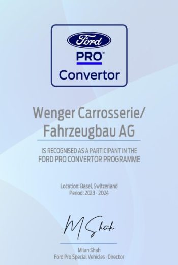 Wenger Carrosserie- Fahrzeugbau AG Ford Pro Convertor