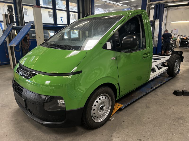 Fahrzeug gepflegt von Wenger AG Basel Abteilung Nutzfahrzeug-Lackierung/Elektro/
